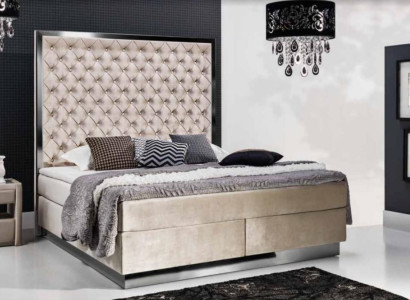 Designer Bed Upholstered bed Beds Hotel box spring bed Chesterfield sleep